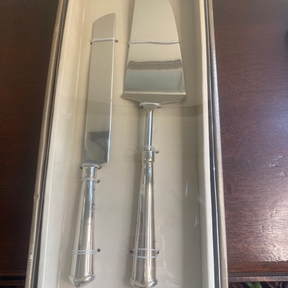 Pier 1 Imports Wedding Cake/Dessert Serving Set Serveware NEW NIB - Picture 4 of 6